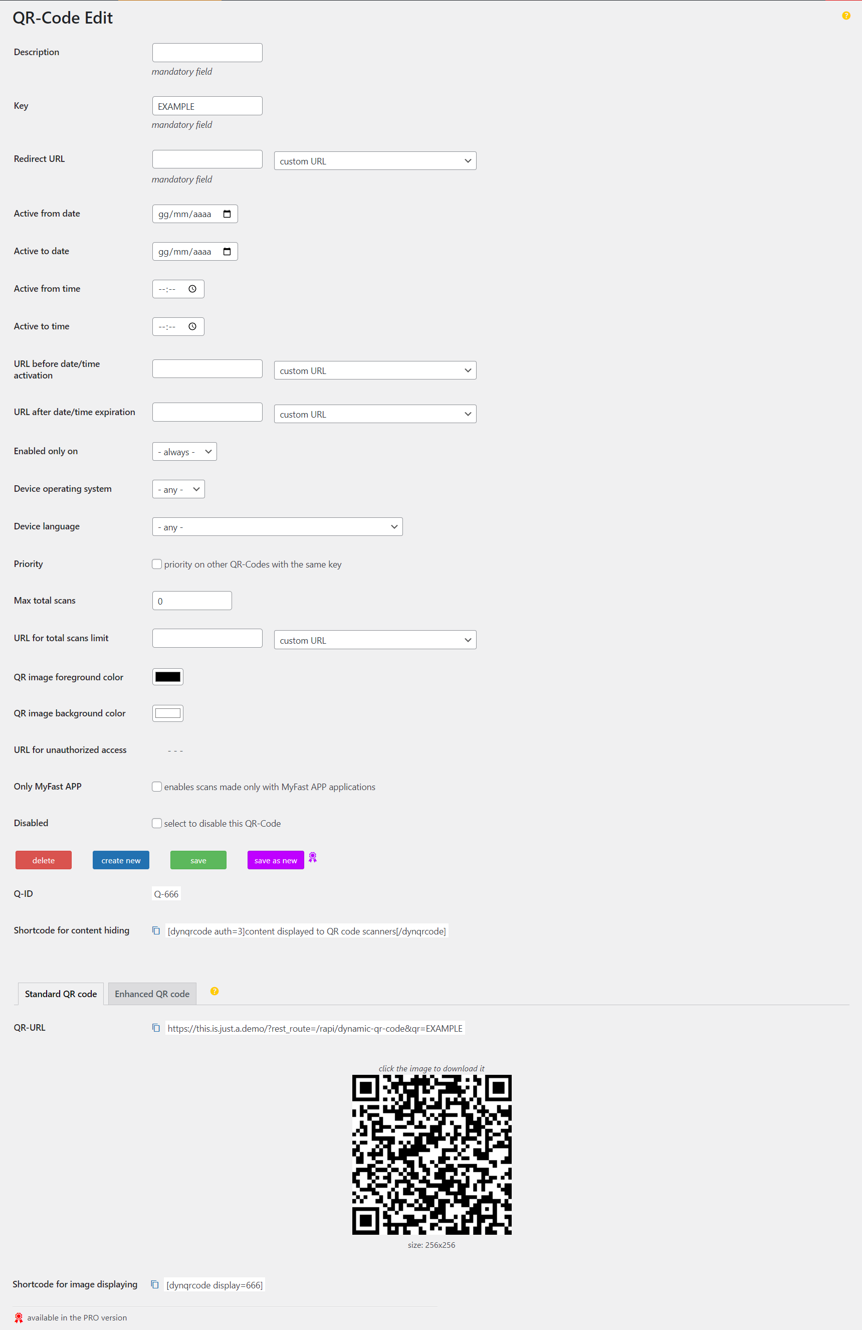 QR code editor