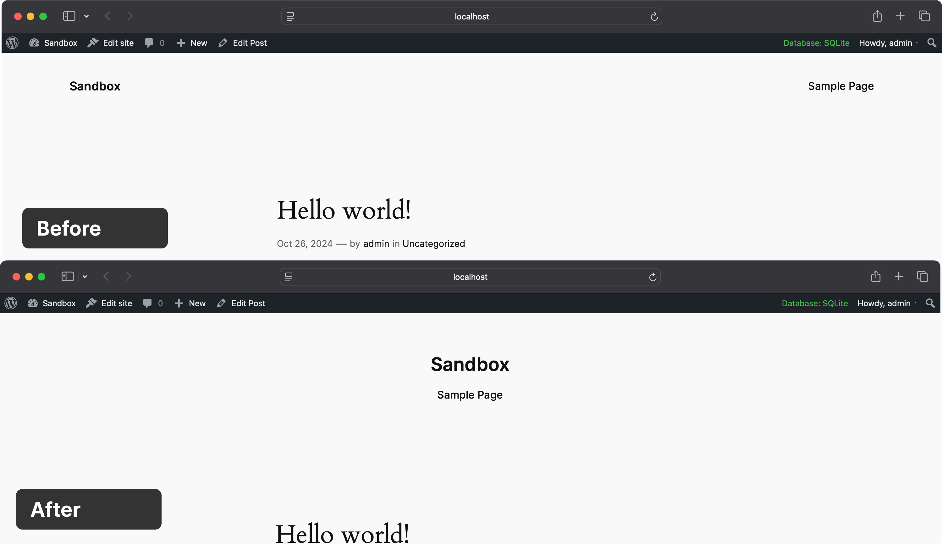 **Save and View the Post with Swapped Template Parts:** Save your changes and preview the post to see your customised Template Parts in action.