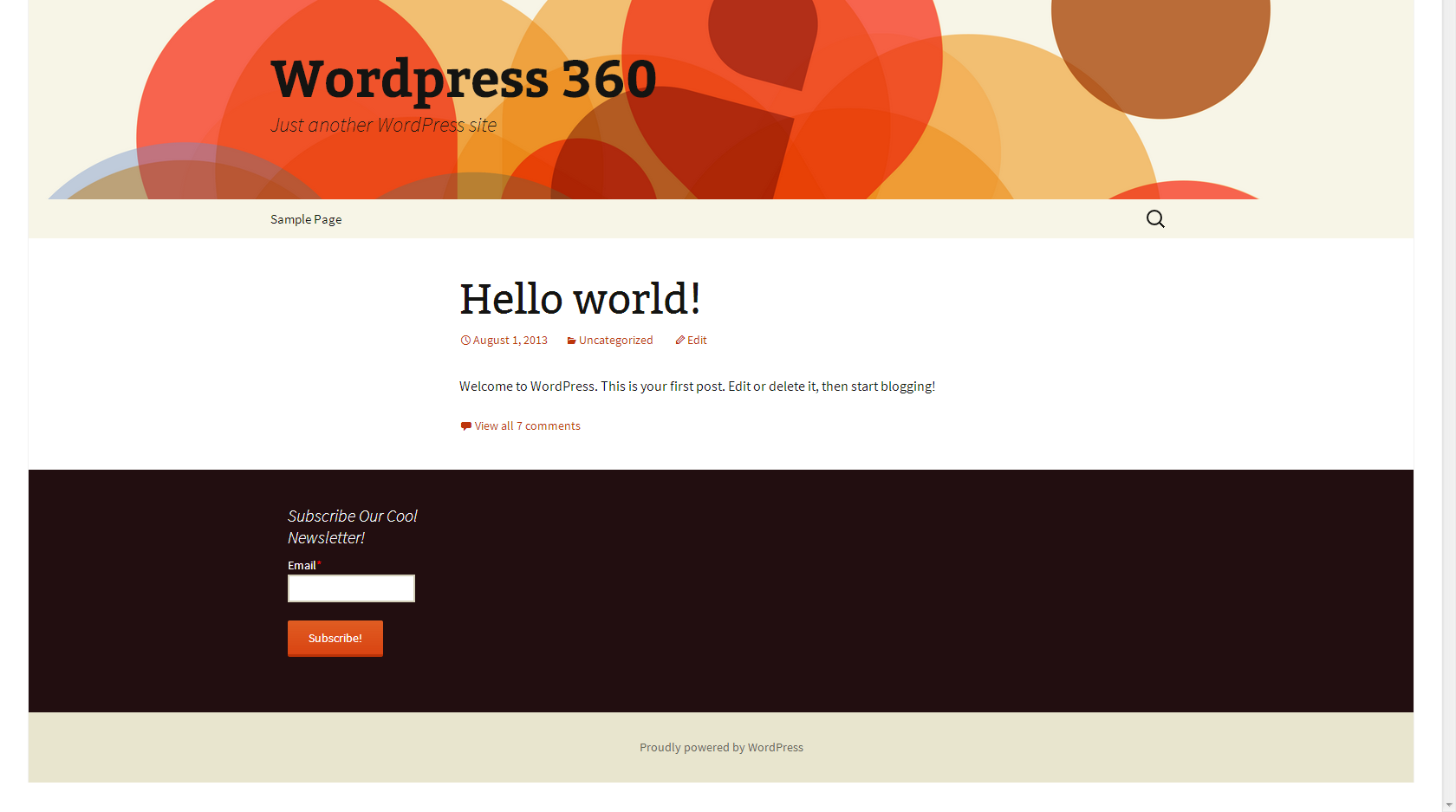 **Front End Widget** - This is how widget looks in the front end.