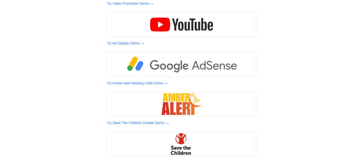You choose what to display after sharing