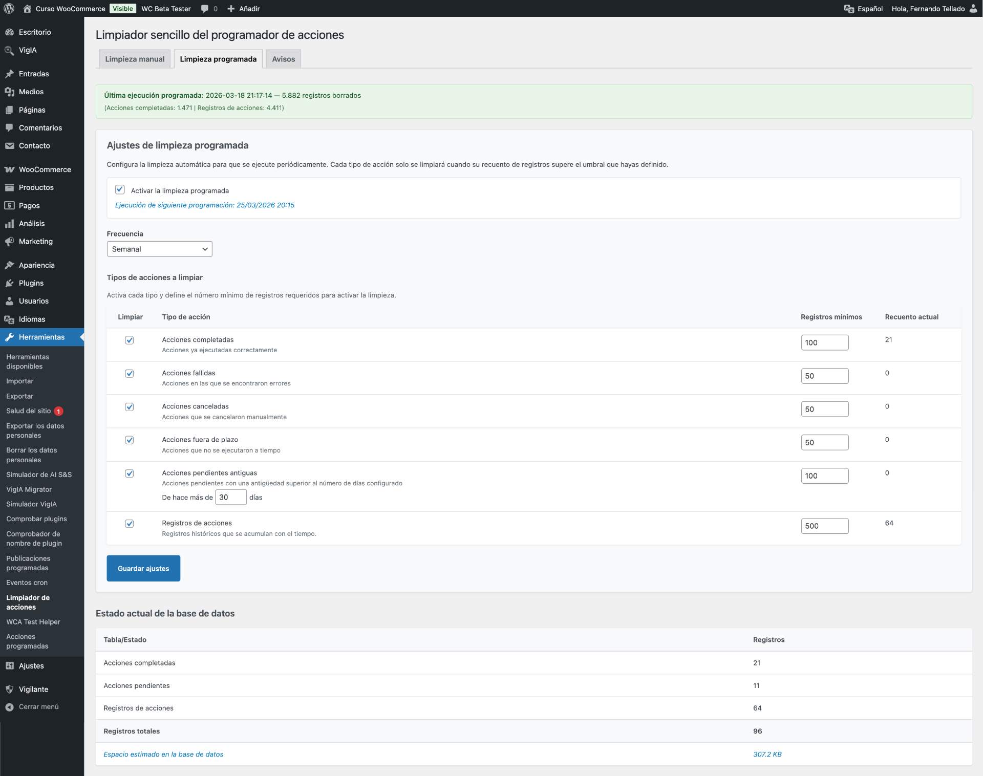 Notifications tab with report and alert settings