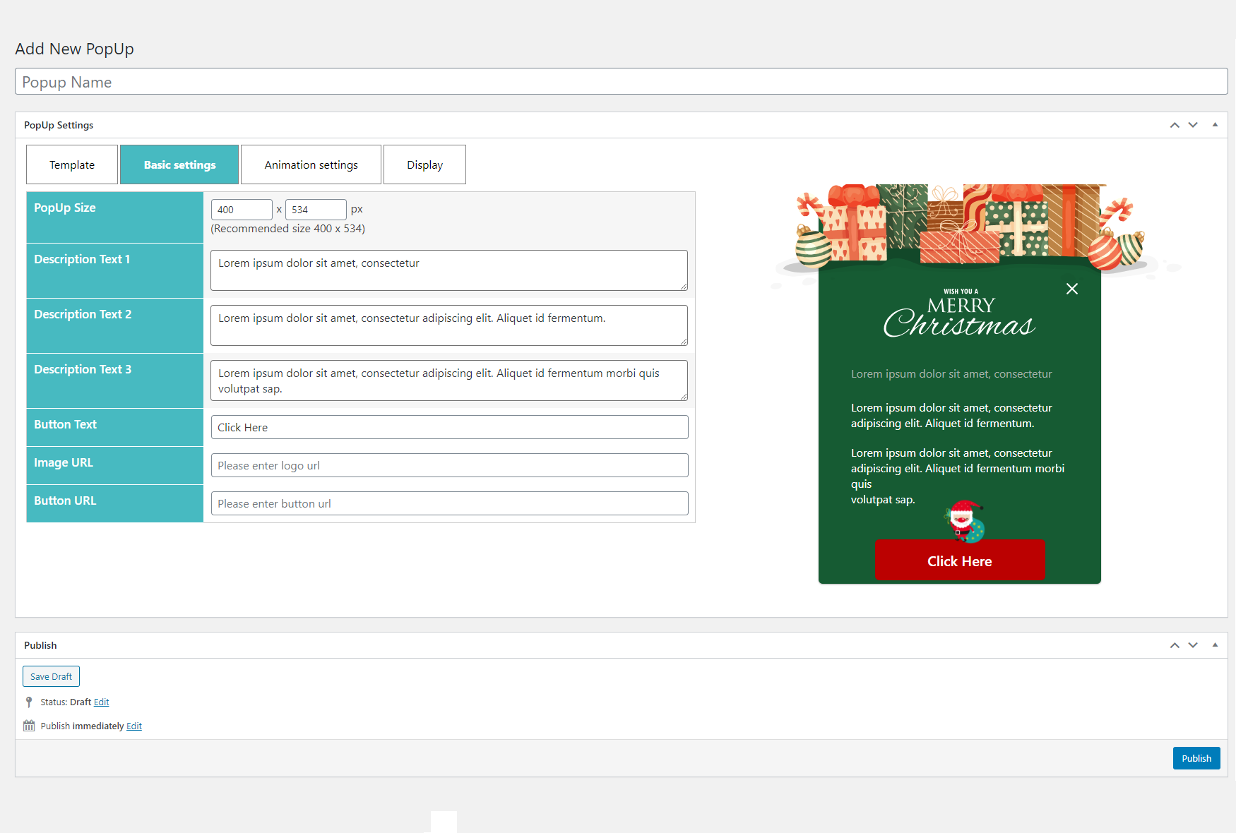 screenshot2.png You can customize many elements in the template.