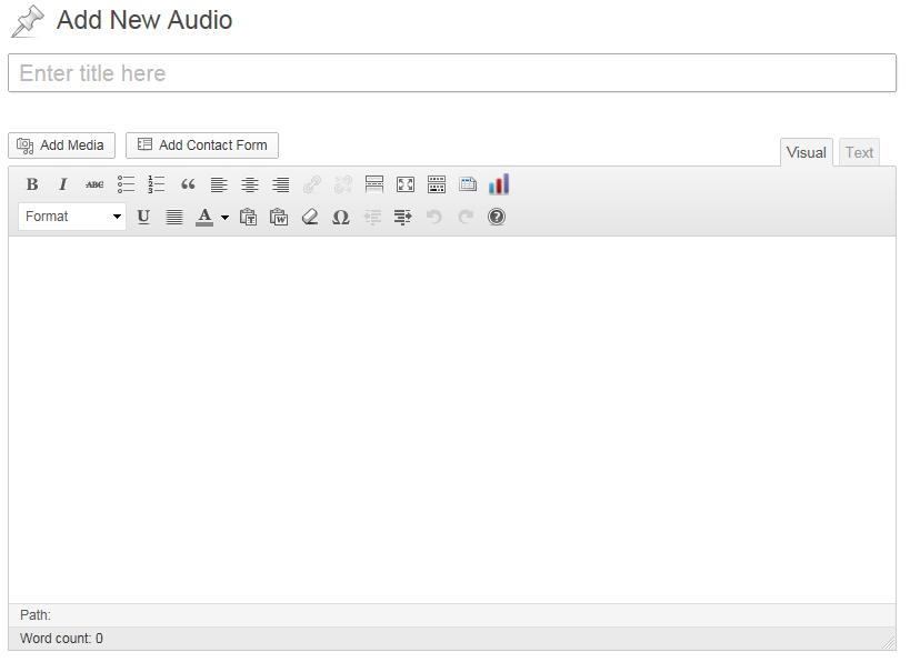 Adding Audio