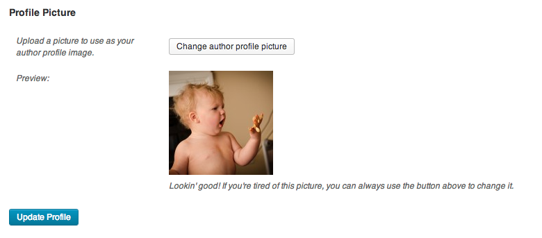 Step 6 Once your profile has been updated, revel in the fantasticity of your selection.
