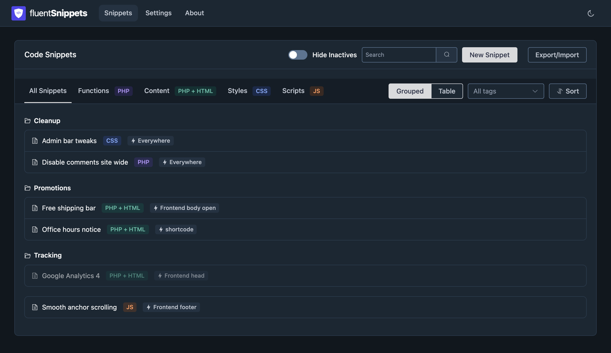 Dark mode, on every screen.