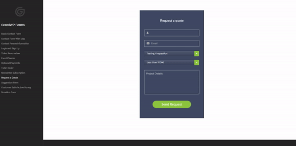 [Demo Event Planner](https://demo.grandwp.com/wordpress-contact-form-builder-event-planner/)