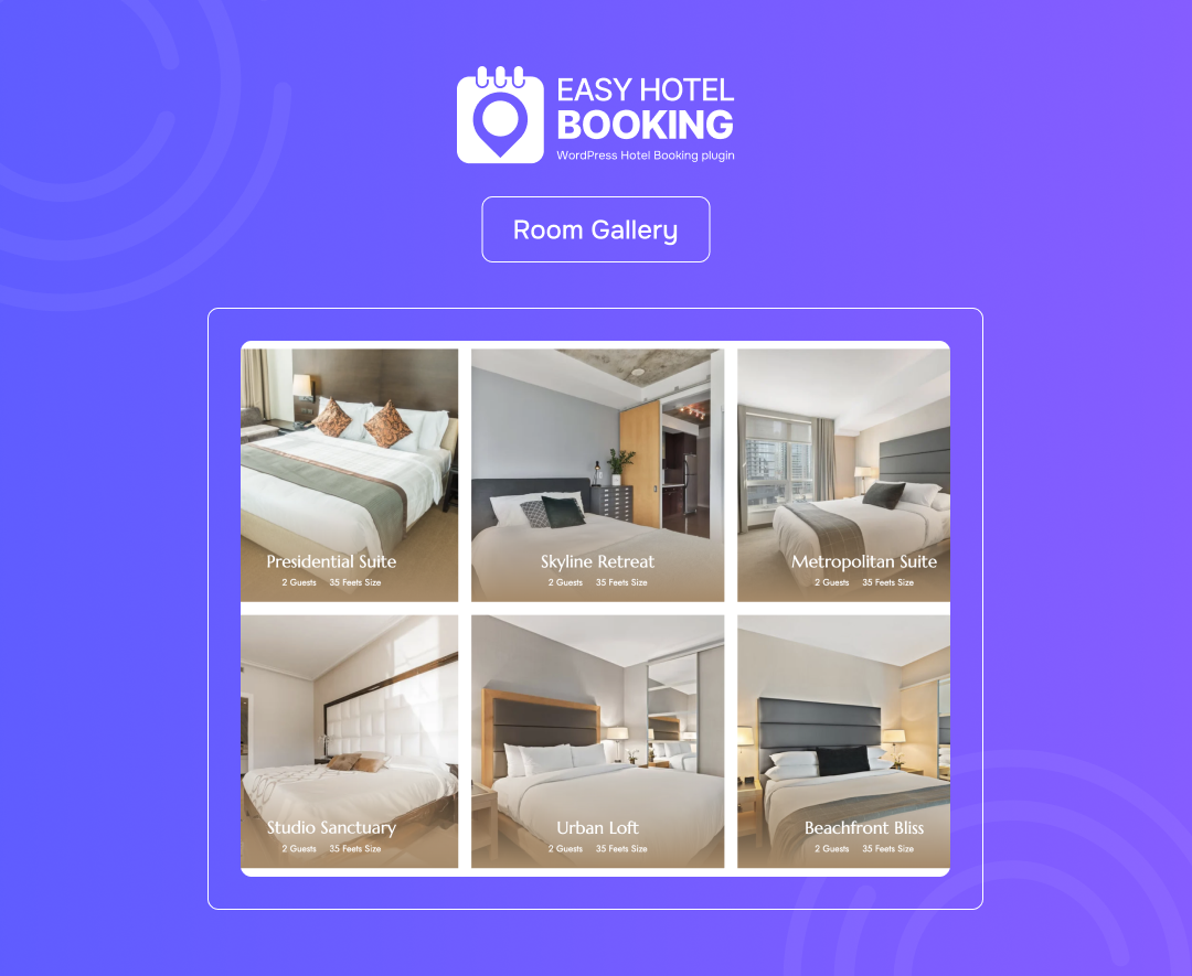 **Room Page** - Room Archive page where you can list your room.