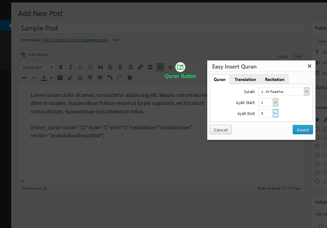 Post Editor