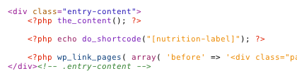 Include 'do_shortcode' in your template.  It will search for the first label associated to that page.