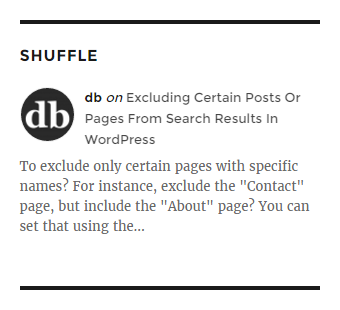 Example comment.
