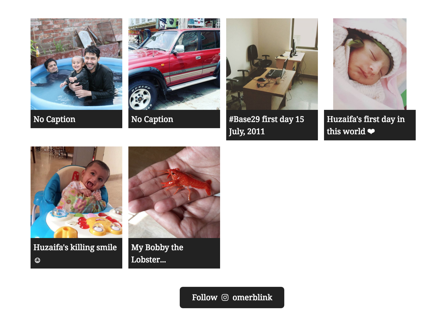 Feed display via shortcode.