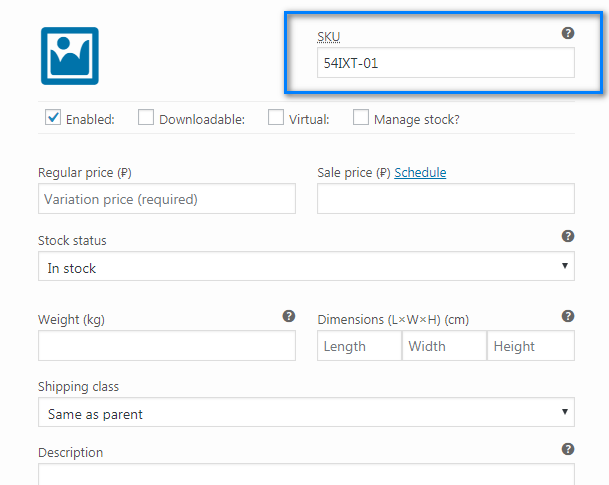 Bulk generate SKU by Category