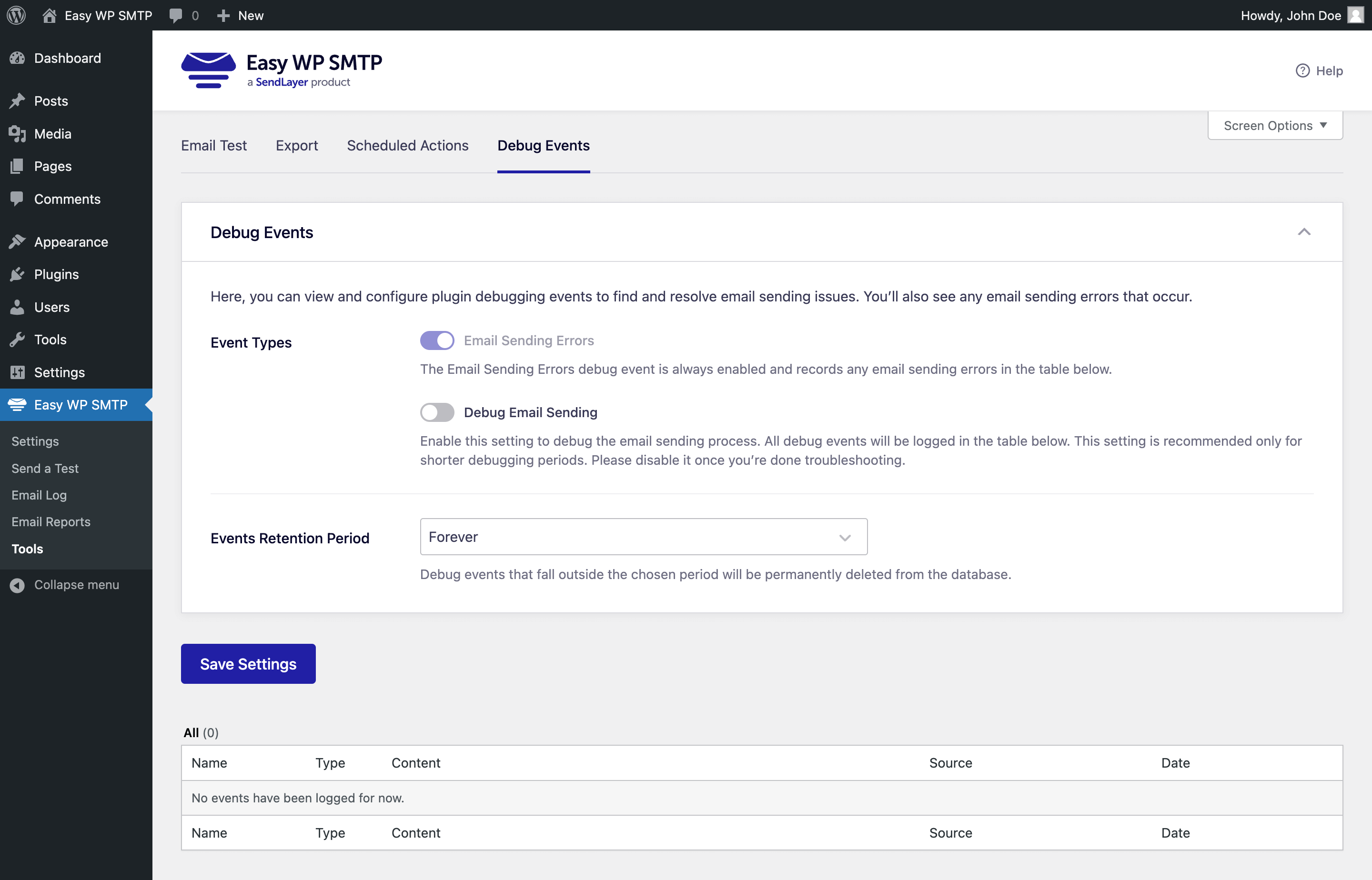 Setup Wizard - Step 1