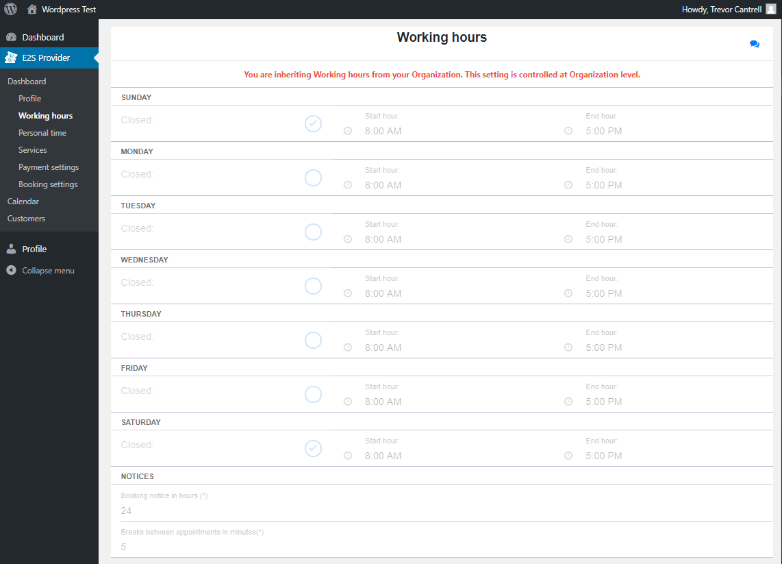 After selecting a provider, customers can see more details and pick the desired service.