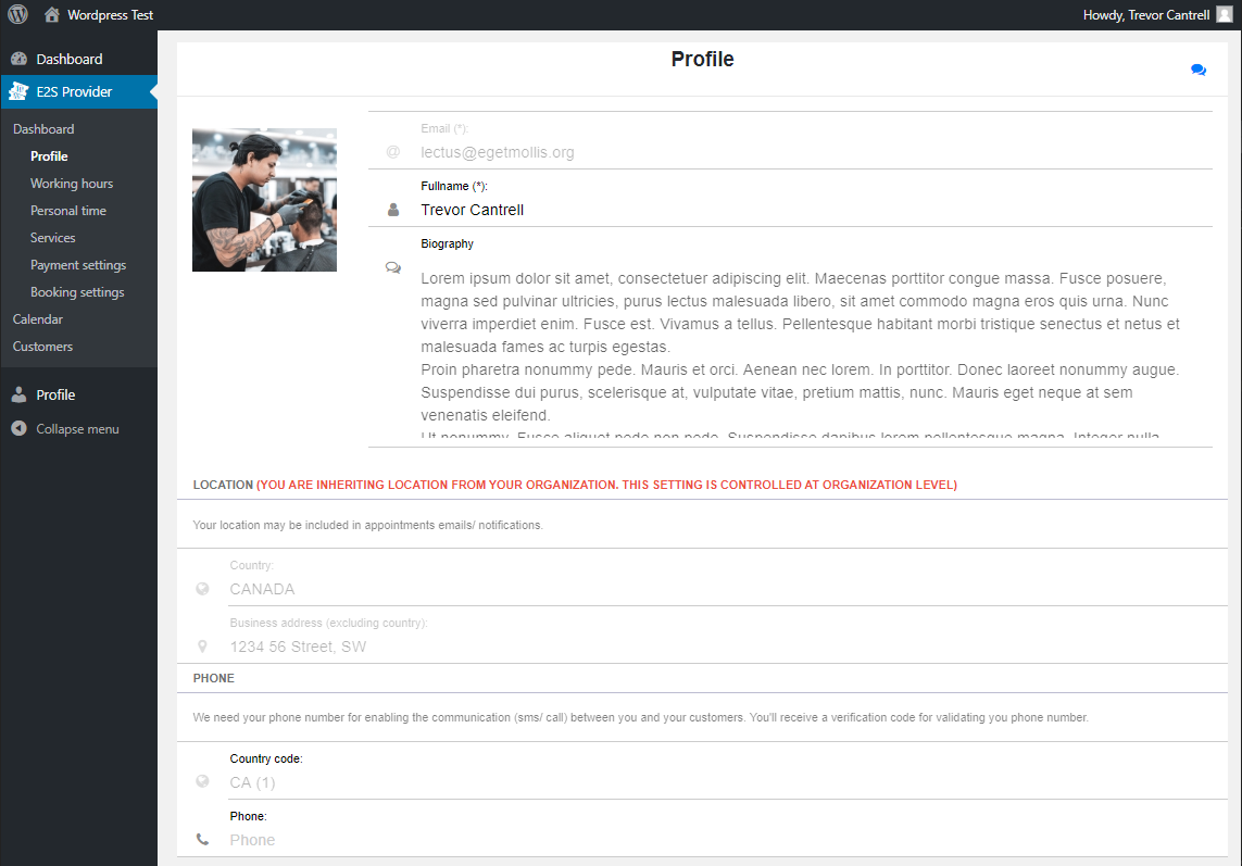 Manage your customers. Plan a recall strategy for recurrent services, manage favorite customers and keep notes about customers preferences etc.