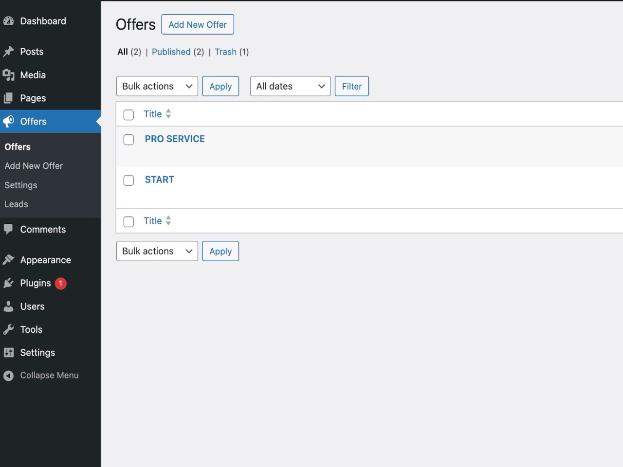 Offer editor - Price options and badge configuration