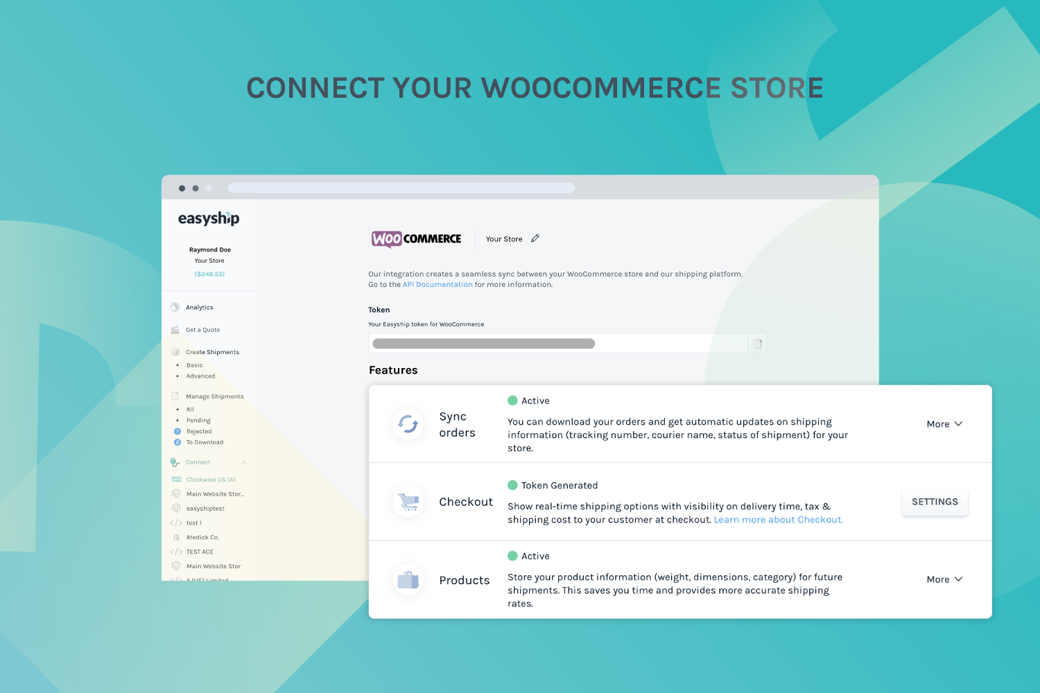 Connect your WooCommerce store