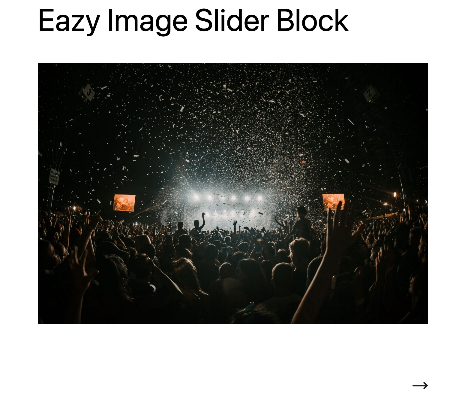Slider without dots