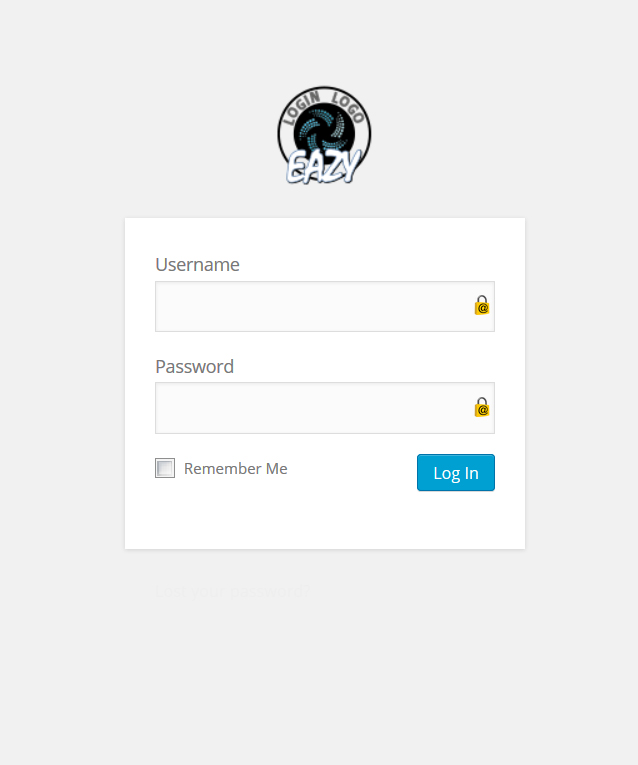 Your logo will replace the default WordPress logo on the login screen.
