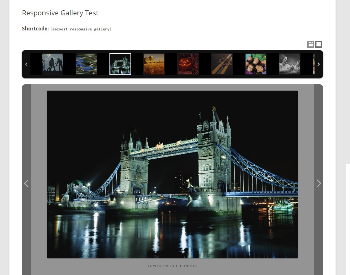 Eazyest Slides options in Media Settings