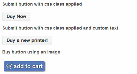 Buy button examples