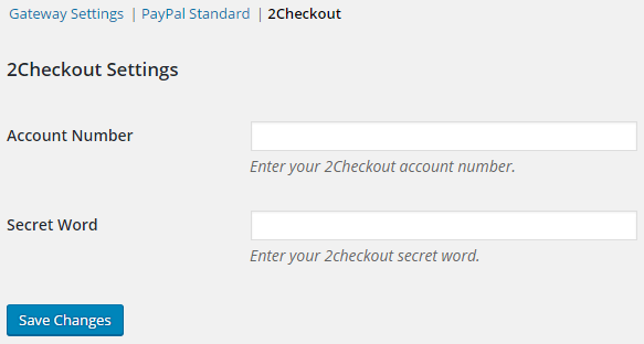 2checkout settings in EDD.