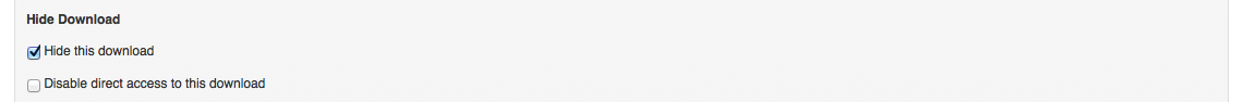 The new options added to the bottom of Easy Digital Download's Download Configuration metabox