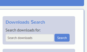 Easy Digital Downloads Search Widget in a sidebar: default state (shown here with [the free Autobahn Child Theme for Genesis Framework](http://genesisthemes.de/en/genesis-child-themes/autobahn/)) ([Click here for larger version of screenshot](https://www.dropbox.com/s/md4eqjv7kzon12b/screenshot-2.png))