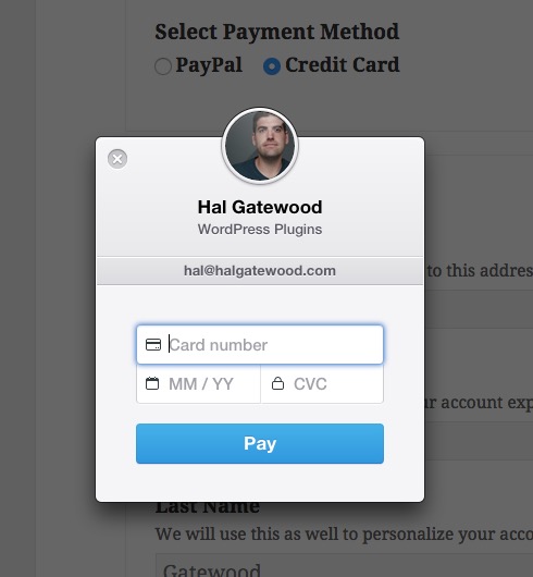 Popup view