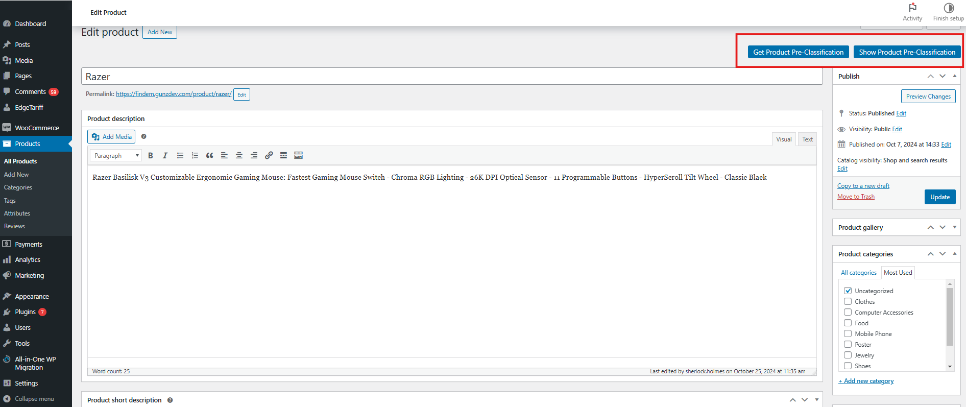 You can use the buttons to either download the shipment label or track the shipment status.