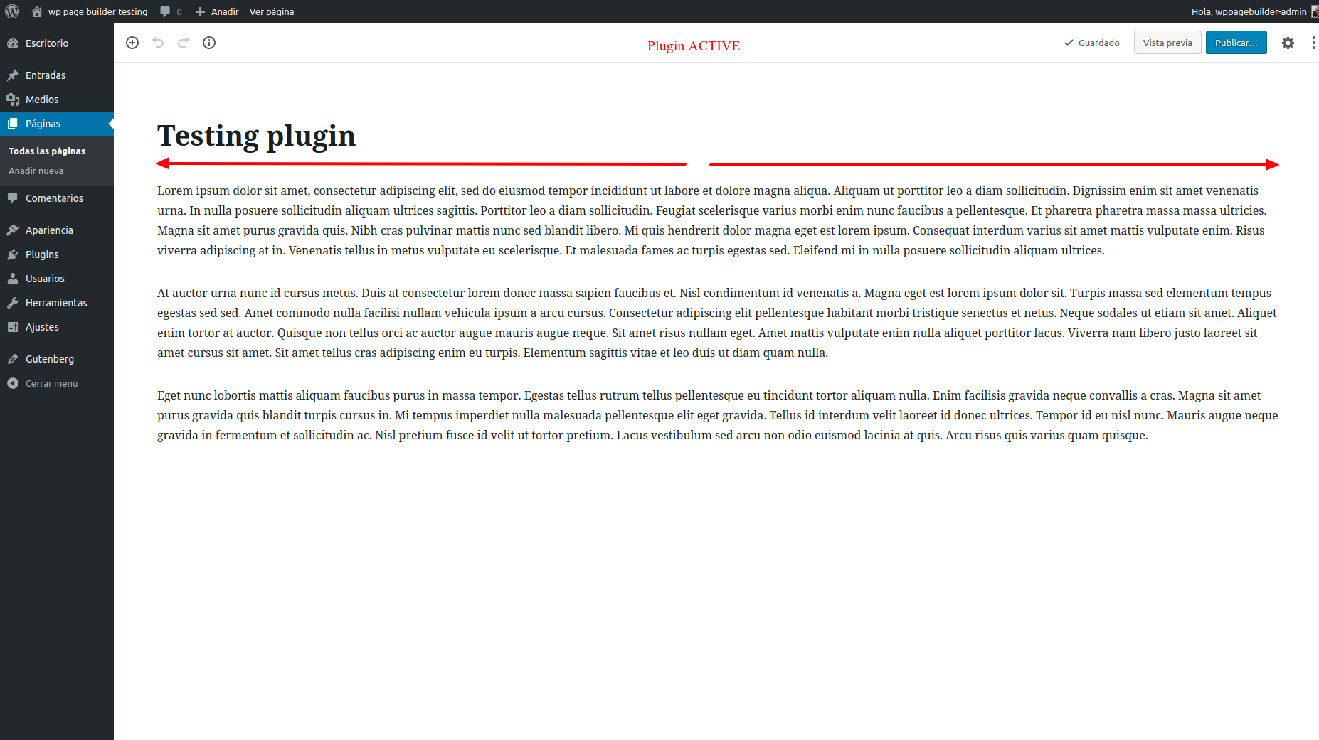 Plugin installed and activated