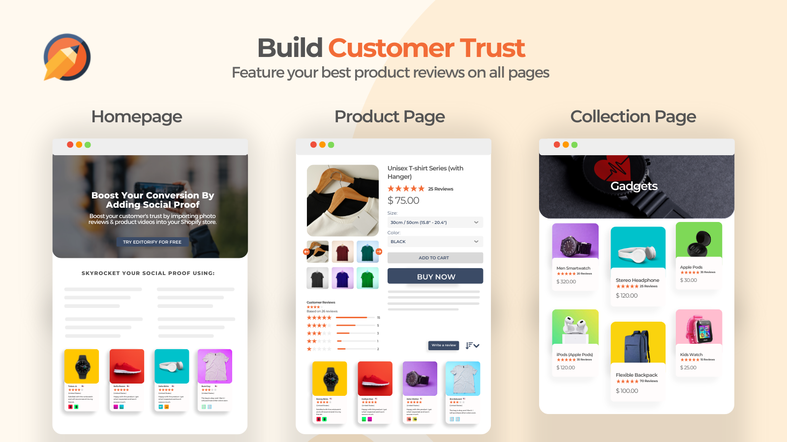 Build customer trust