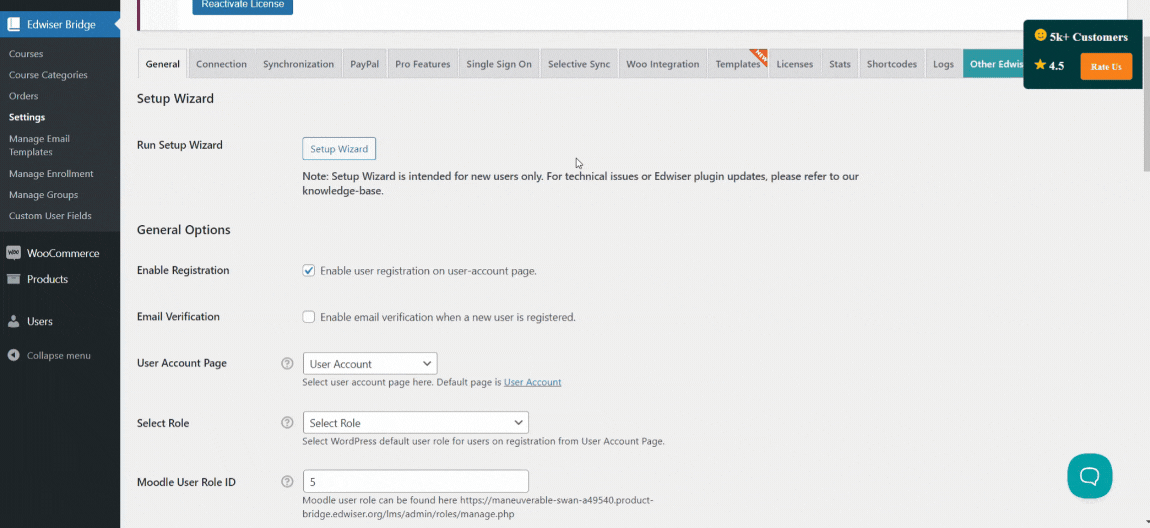 Paypal settings: Configure PayPal settings in Edwiser Bridge, including email, currency, and API credentials, for seamless payment processing.