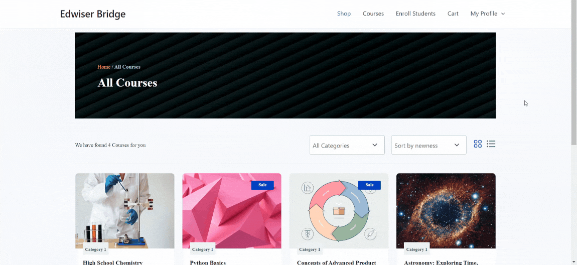 Pro features: Explore Edwiser Bridge Pro features, including Single Sign On, WooCommerce Integration, Bulk Purchase, Selective Synchronization, and Custom Fields for enhanced functionality.