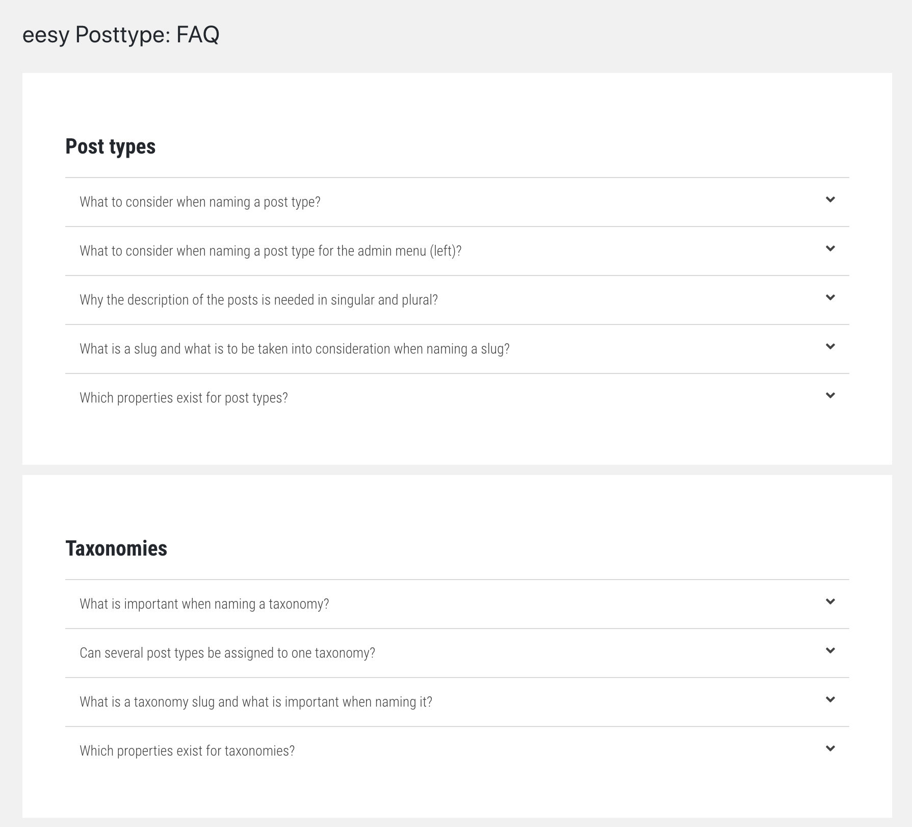 FAQ
