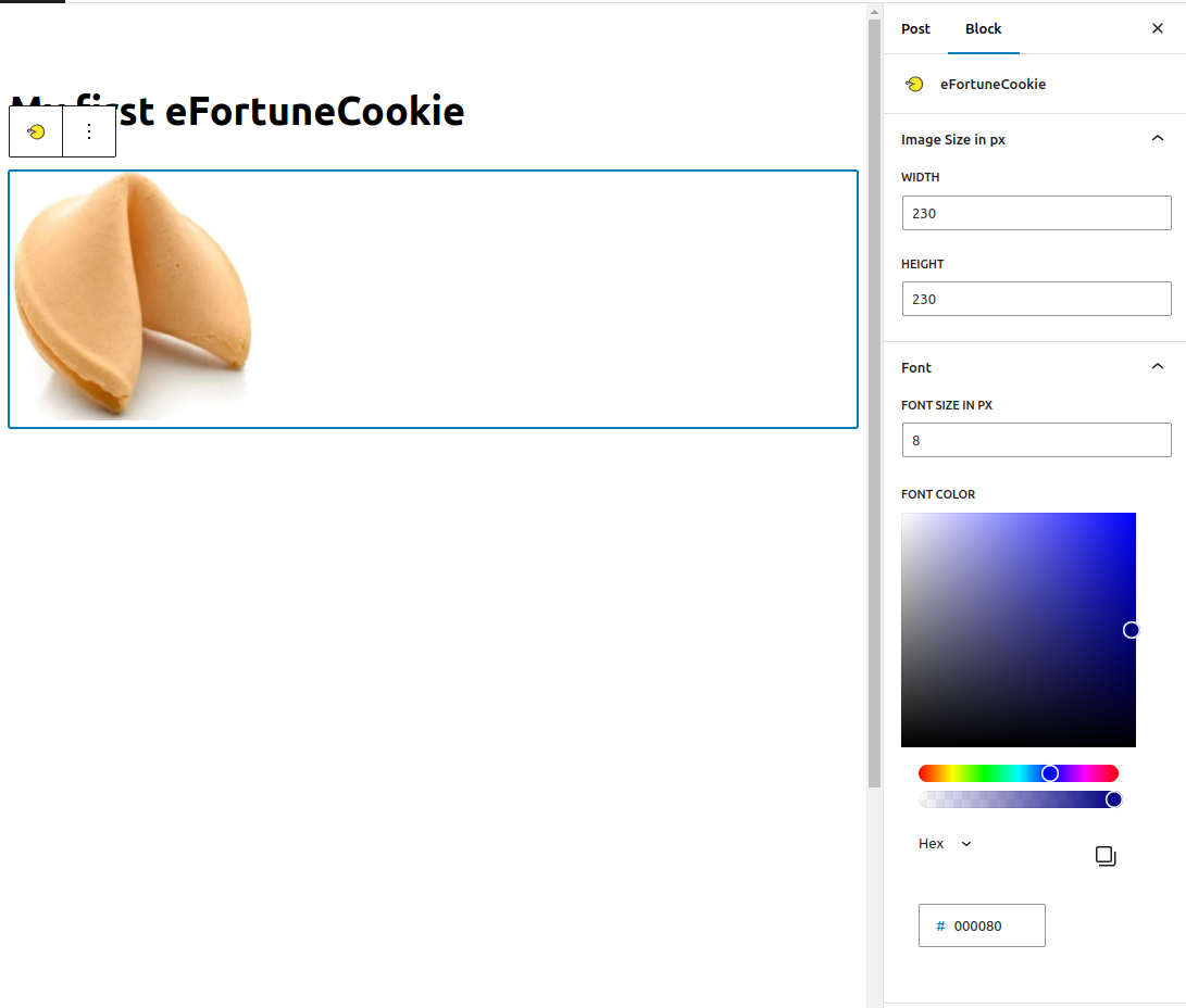 Customise your fortune cookie