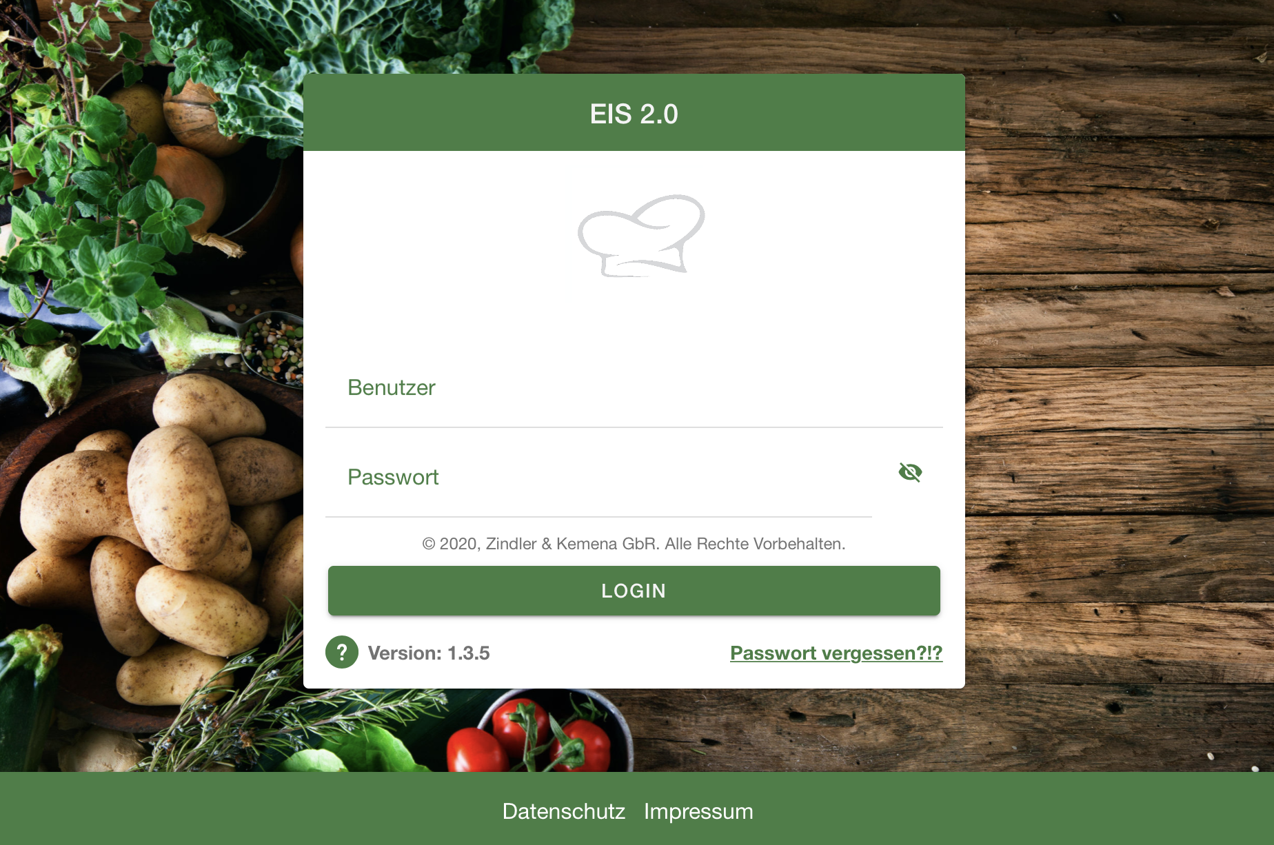 Login-Dialog