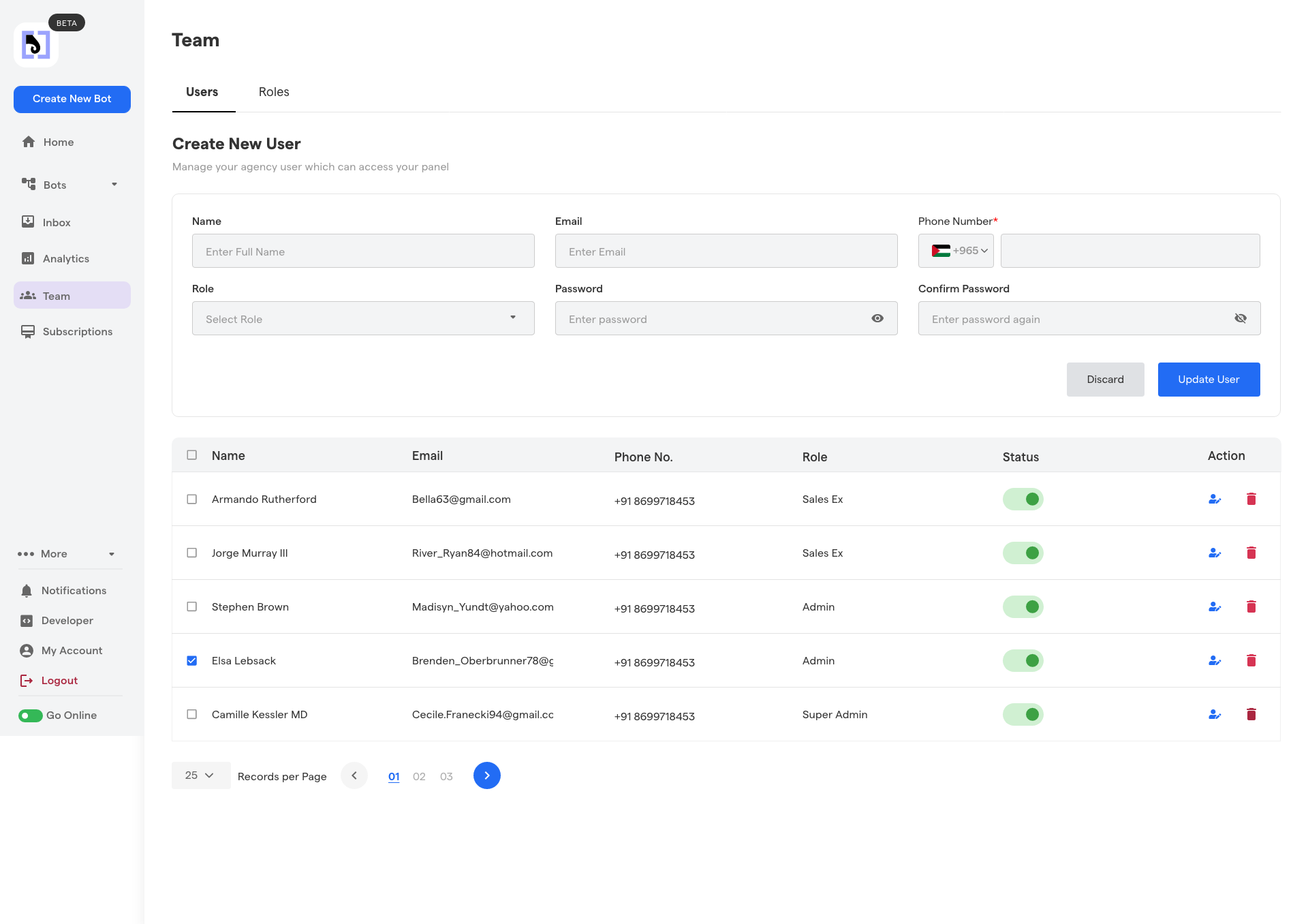 Create Your Chatflow
