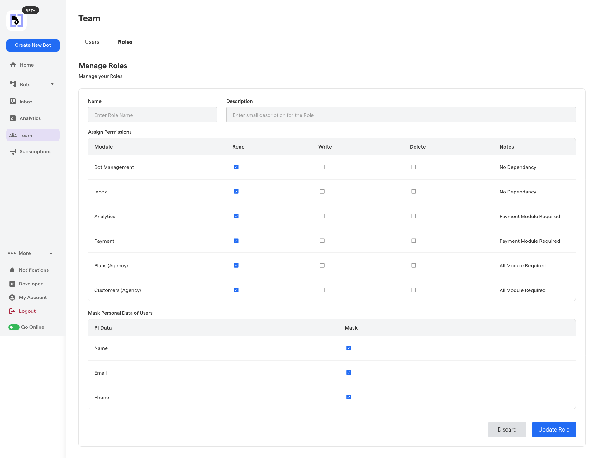 Configure Fallbacks