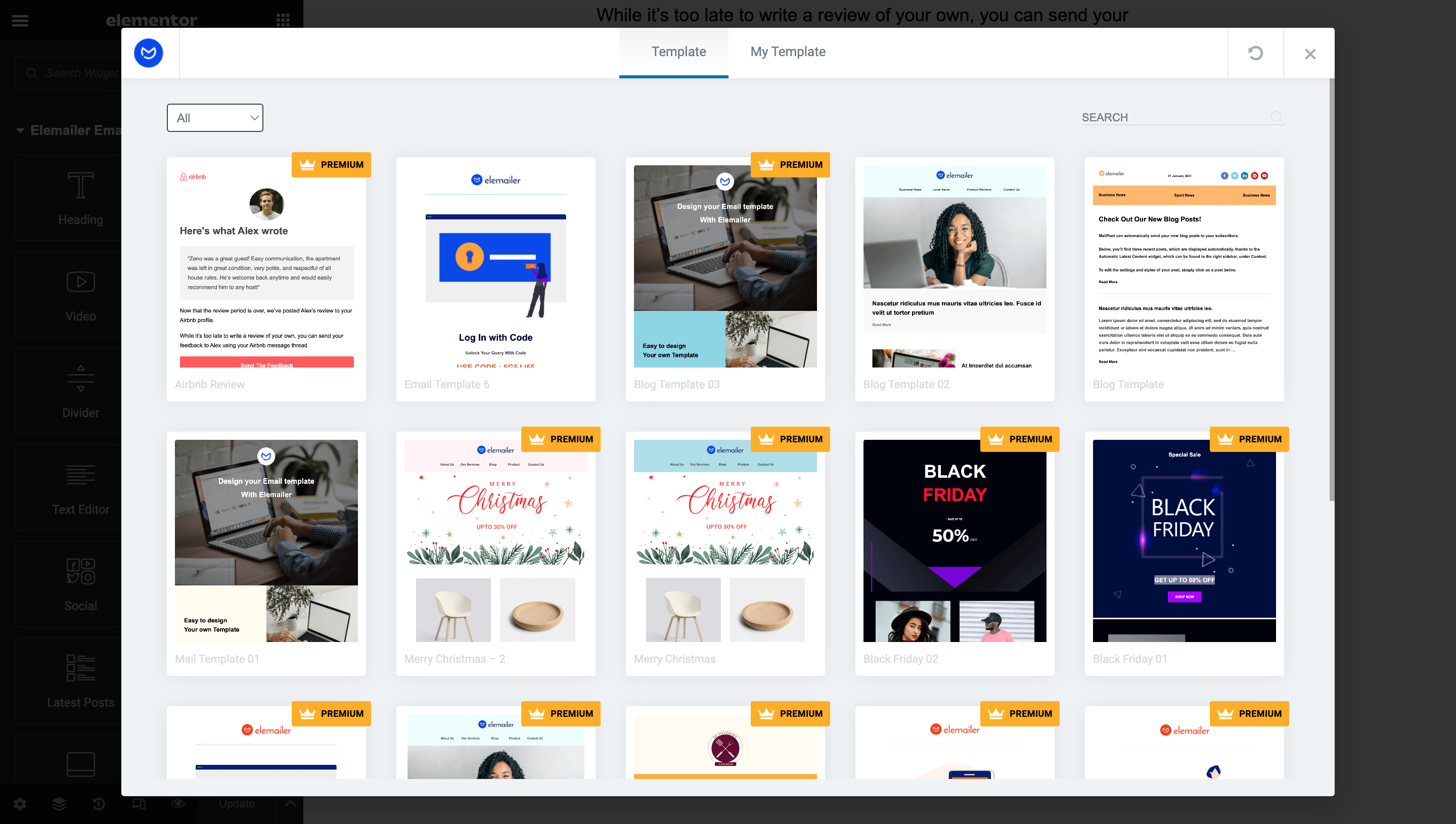 Use the Prebuilt Email Template library