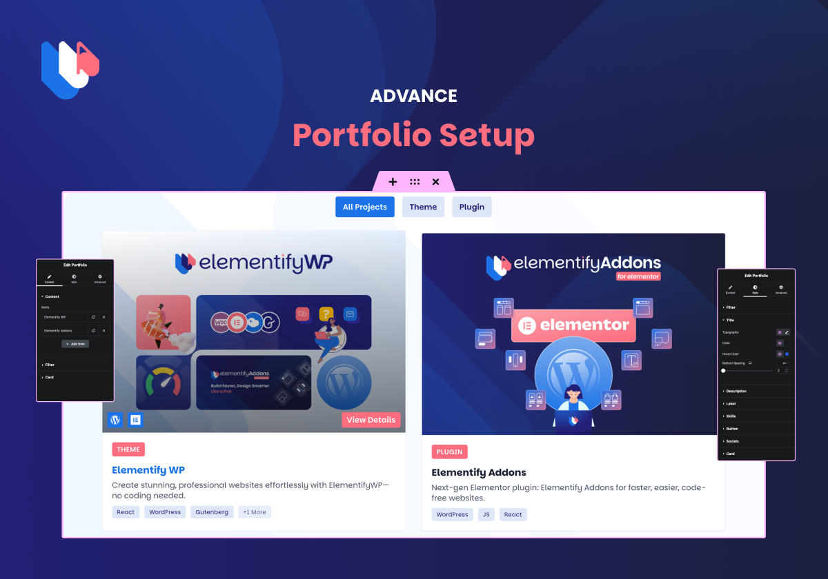 Portfolio Widget