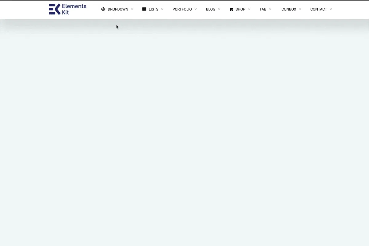 Overview of ElementsKit Sticky Section