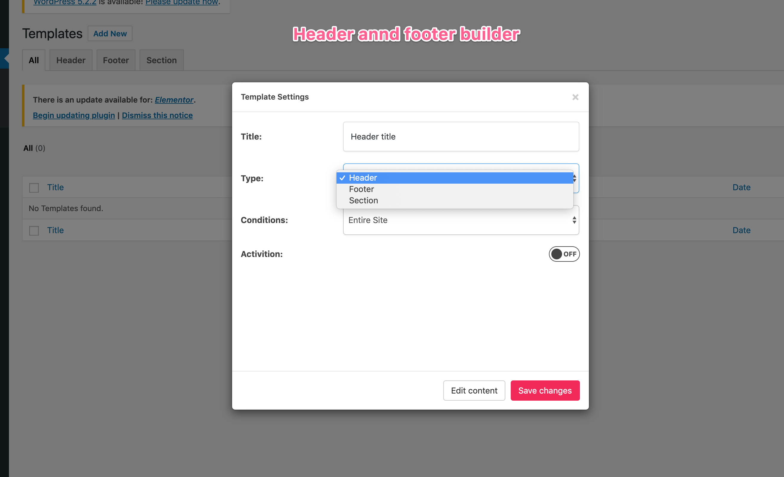 Drag-and-drop Elementor Mega Menu Builder