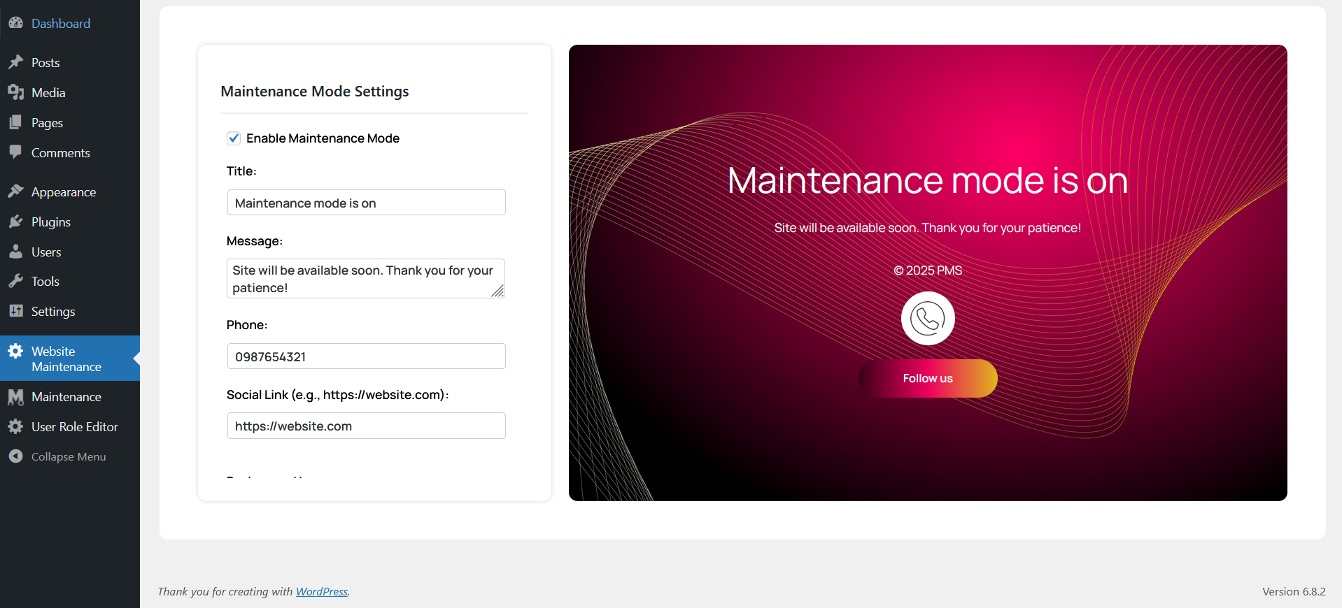 Frontend Output (assets/screenshot/screenshot-2.png)