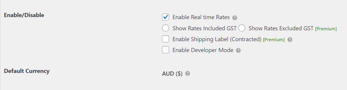 Enable and retrieve real-time rates