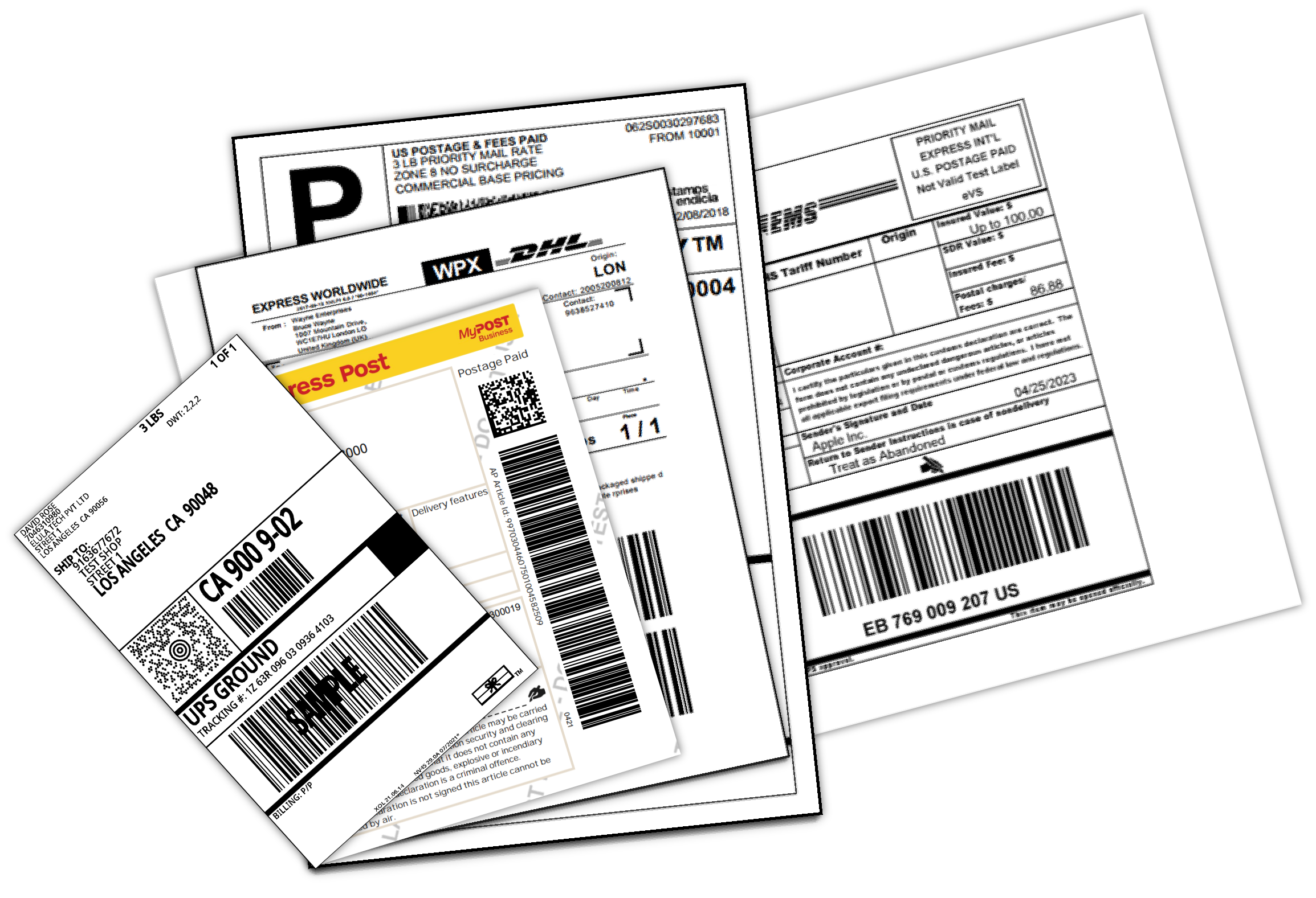 Generated labels