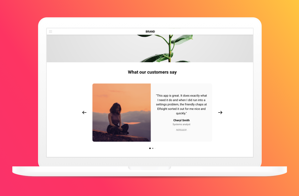 Responsive and suitable for any website concept