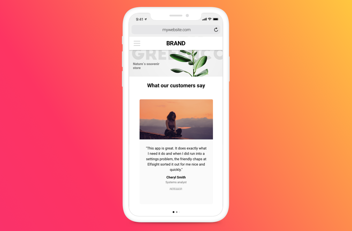 Works and looks perfectly on mobile devices