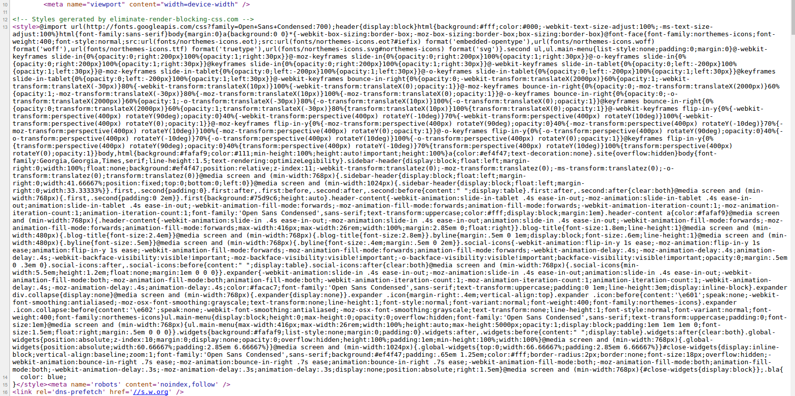 Settings for API-key, secret and additional CSS.