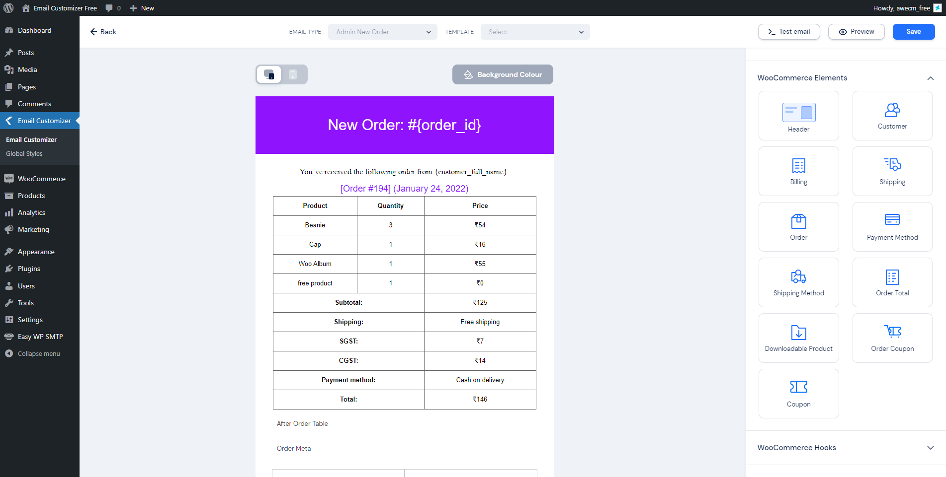 WooCommerce Hooks